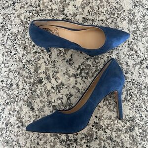 Vince Camuto Savilla Pump Blue Suede